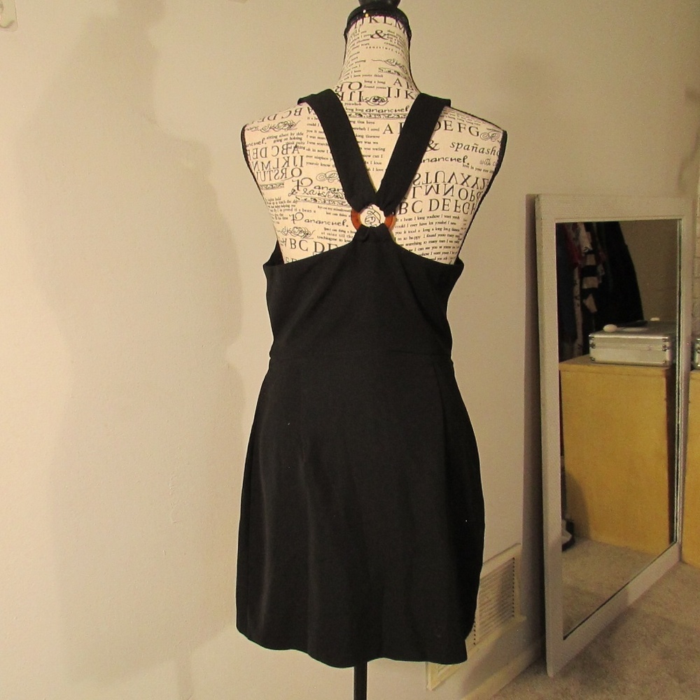 Zara Black Wrap Mini Dress - Picture 9 of 9